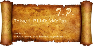 Tokaji Piládész névjegykártya